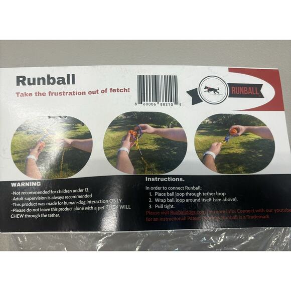 Dog Toy Rope and Ball 10 Feet‎ for Chase, Tug-O-War, Fetch, Agility - Picture 3 of 5